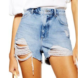 TOPSHOP  Ripped Mom Shorts